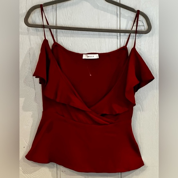 Milly Tops - Milly Vibrant Red Top
